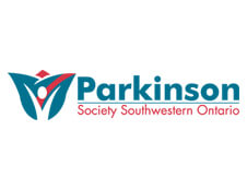 Logo of Parkinsons Society Southwestern Ontario, who Sloan Stone Design Supports.